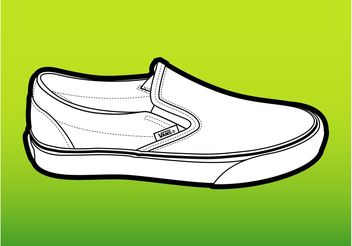 Vans Shoe - Free vector #149049